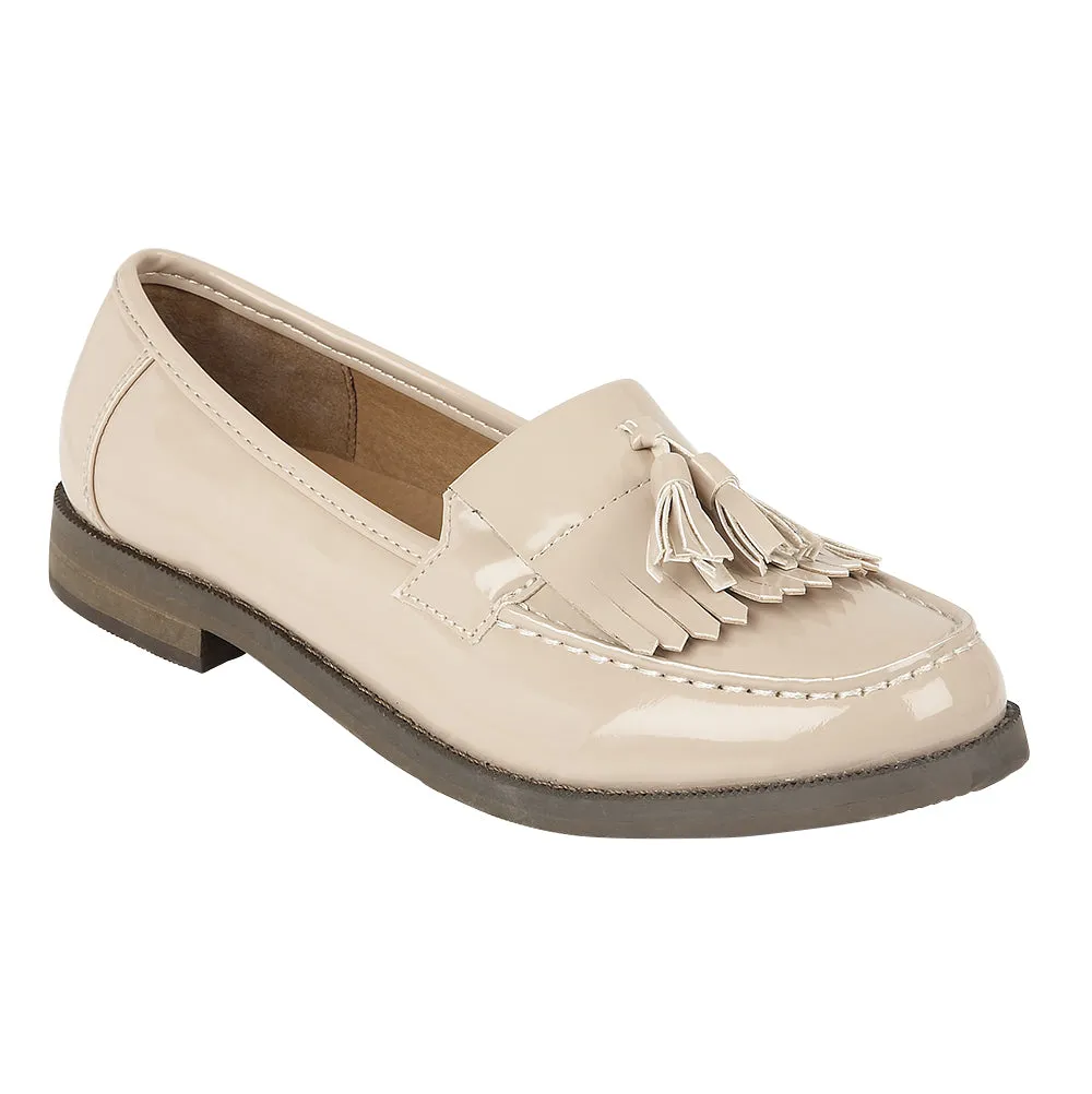 Beige Flat Shoes