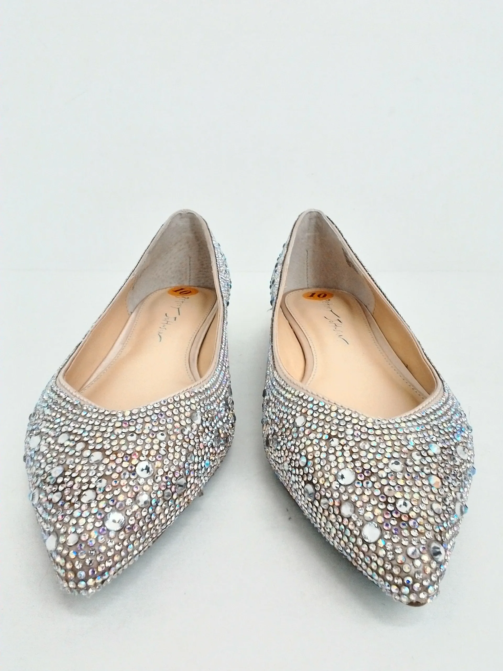 Betsey Johnson Women's Silver Flats Size 10