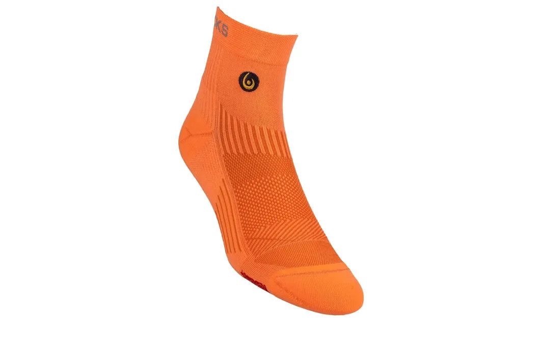 Biowin Neurosocks - Athletic Mini Crew - Neon Orange