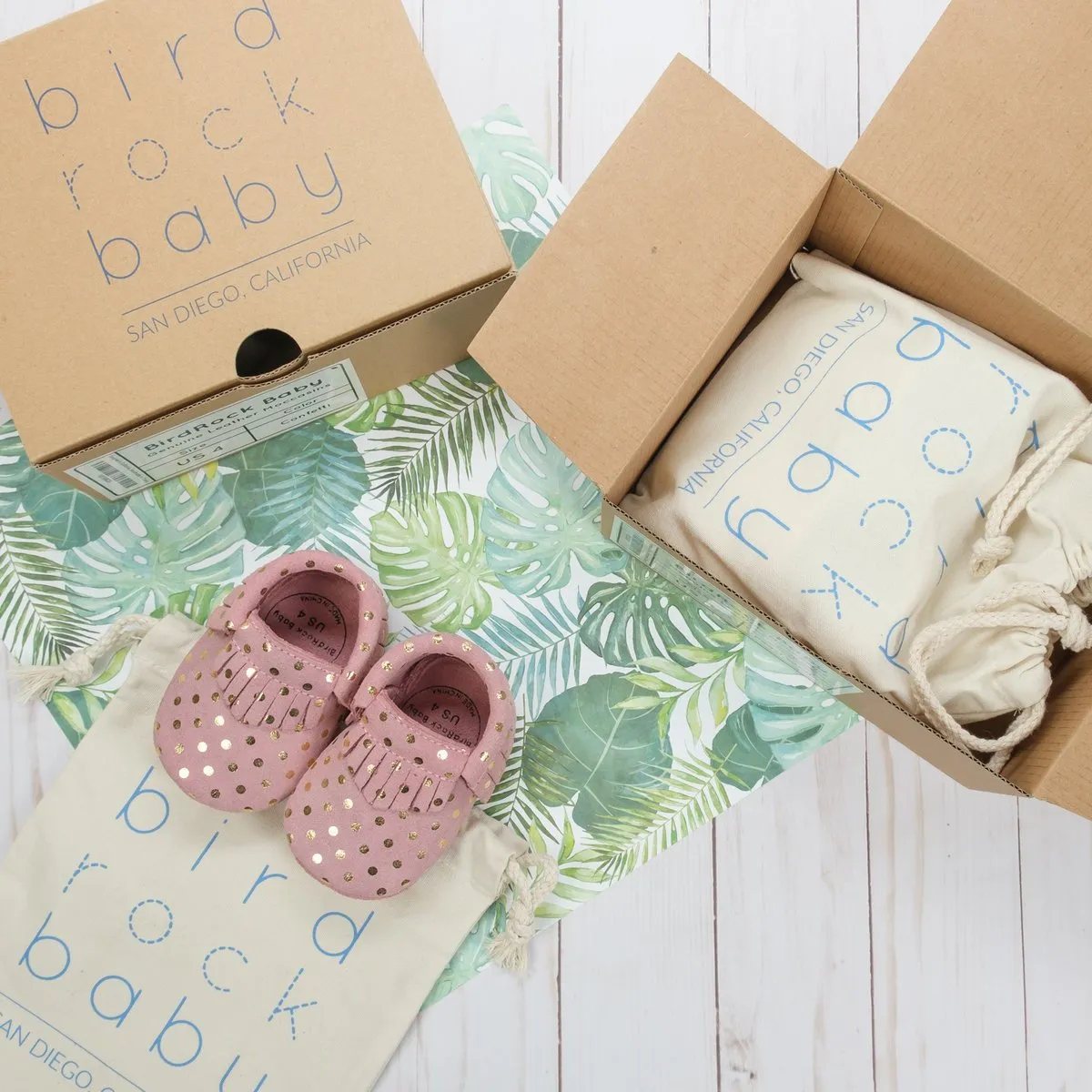 BirdRock Baby - Confetti Moccasins