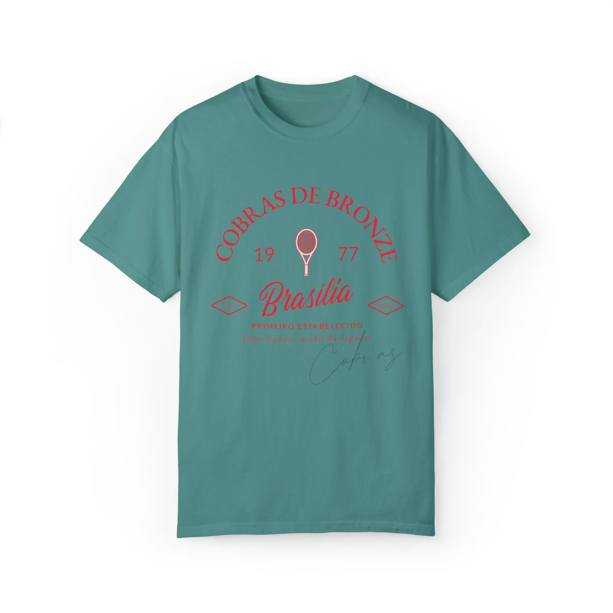 Brasilia Tennis League Tee | Comfort Colors