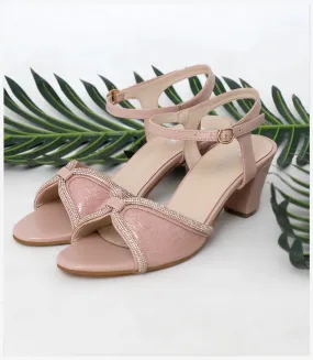 BW8125-TEA-PINK-Women Formal Sandal Heels