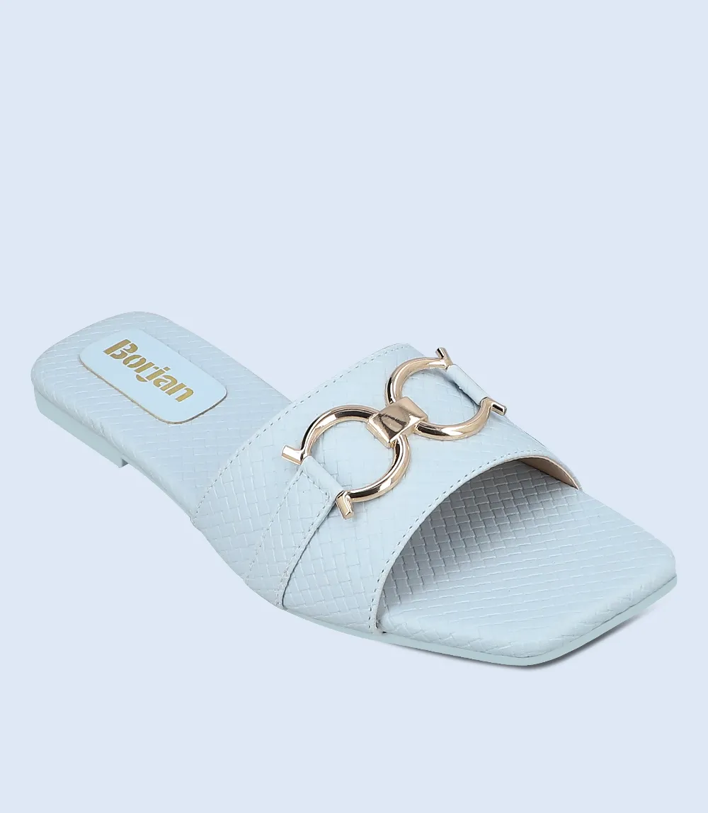 BW9292-LIGHT BLUE-Women Casual Slipper