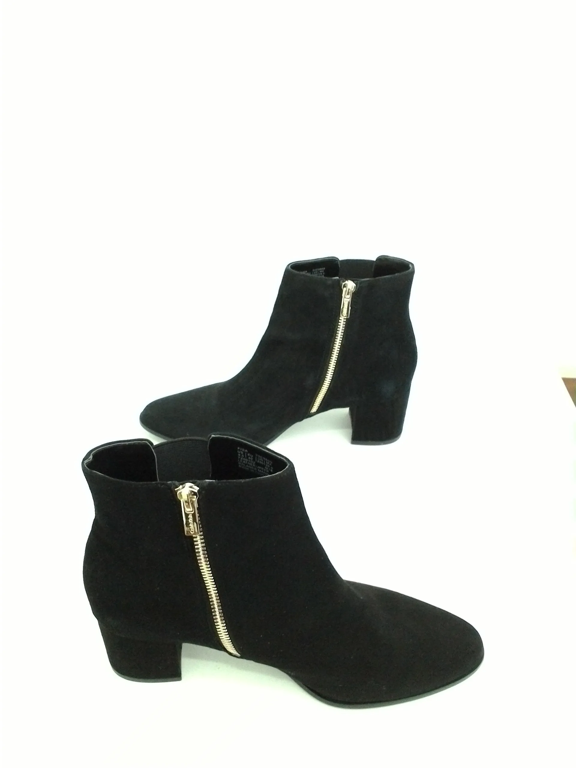 Calvin Klein Women's Fisa Black Suede Booties Size 9.5