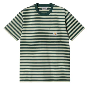 Carhartt WIP S/S Scotty Pocket T-Shirt Scotty Stripe Botanic / Agave