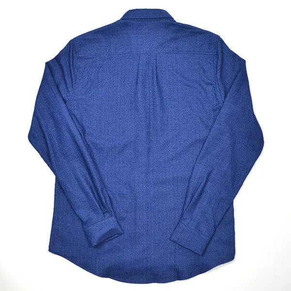 Coltesse - Claudine Blue Lens Shirt - Blue Chevron