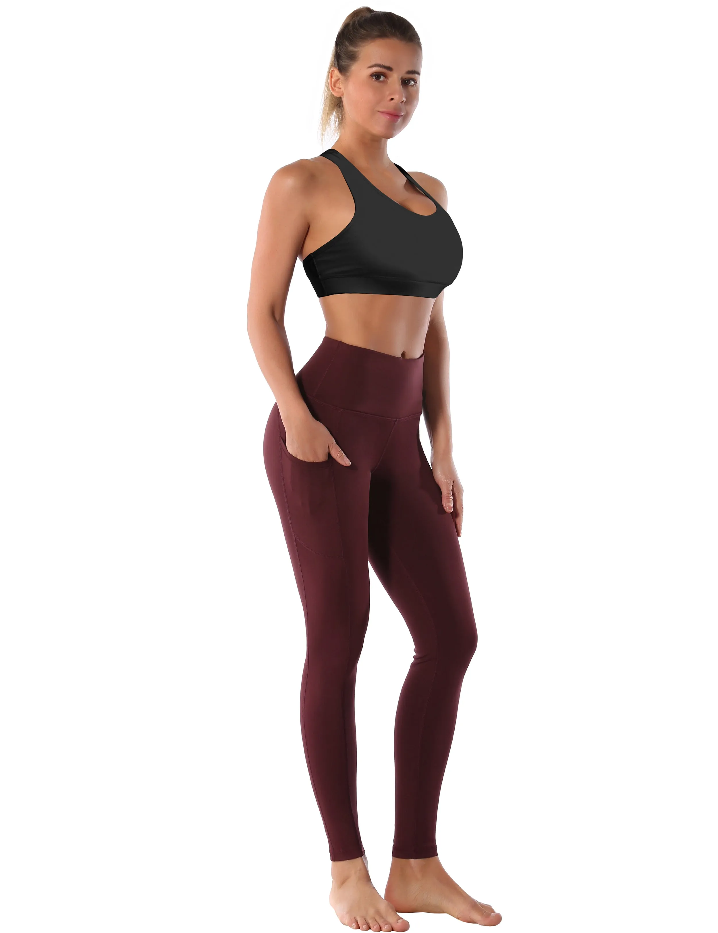 Compression Racerback Sports Bras black_yogastudio