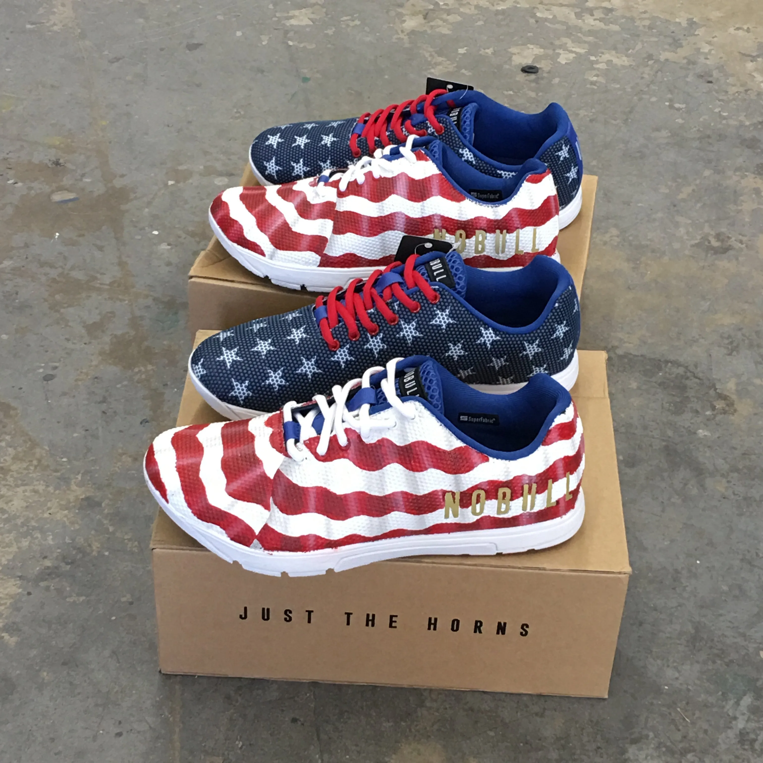 Custom American Flag NOBULL Trainers