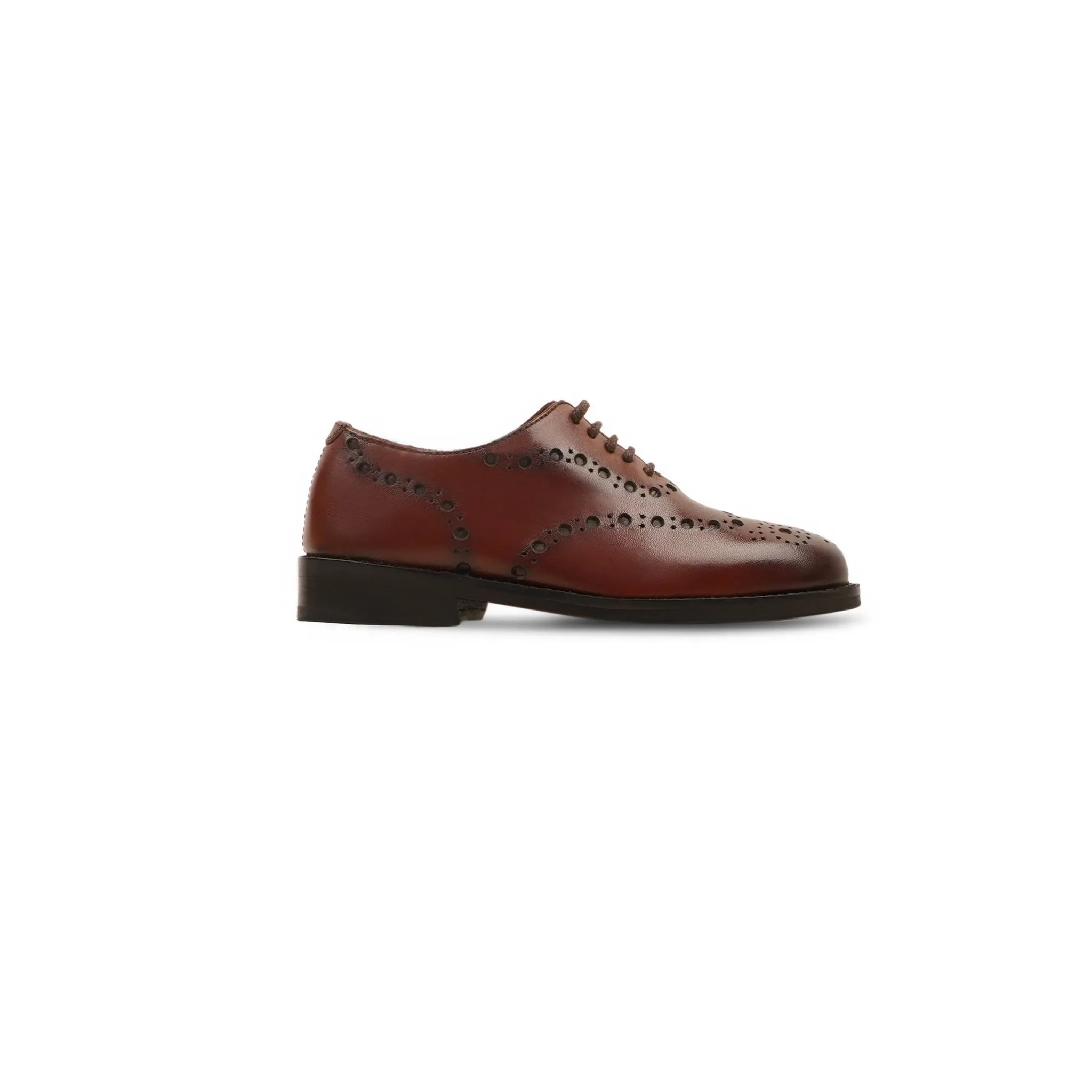 Ferdinand - Kid's Brown Calf Leather Wholecut Shoe (5-12 Years Old)