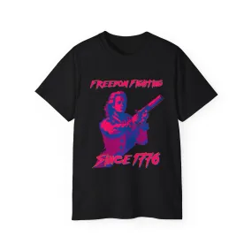 Freedom Fighting Since 1776 Synthwave Tee Shirt