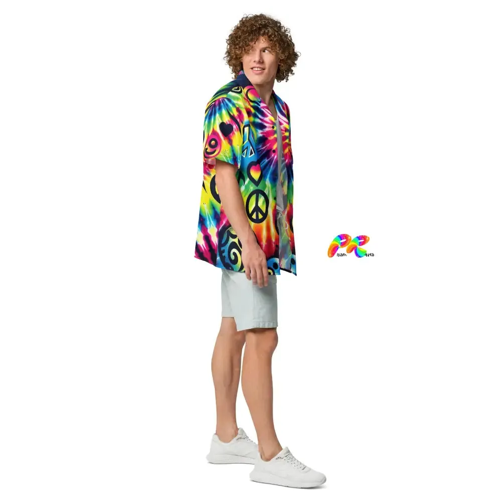 Happy Vibes Rave Hawaiian Shirt