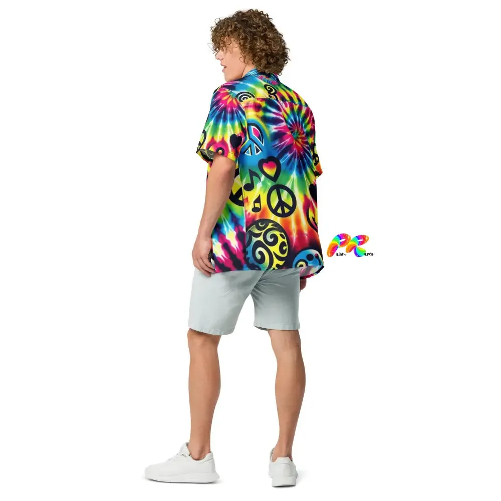 Happy Vibes Rave Hawaiian Shirt