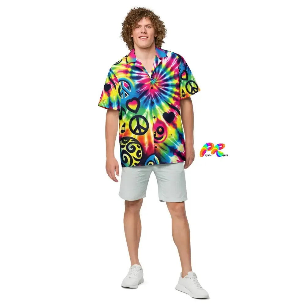 Happy Vibes Rave Hawaiian Shirt