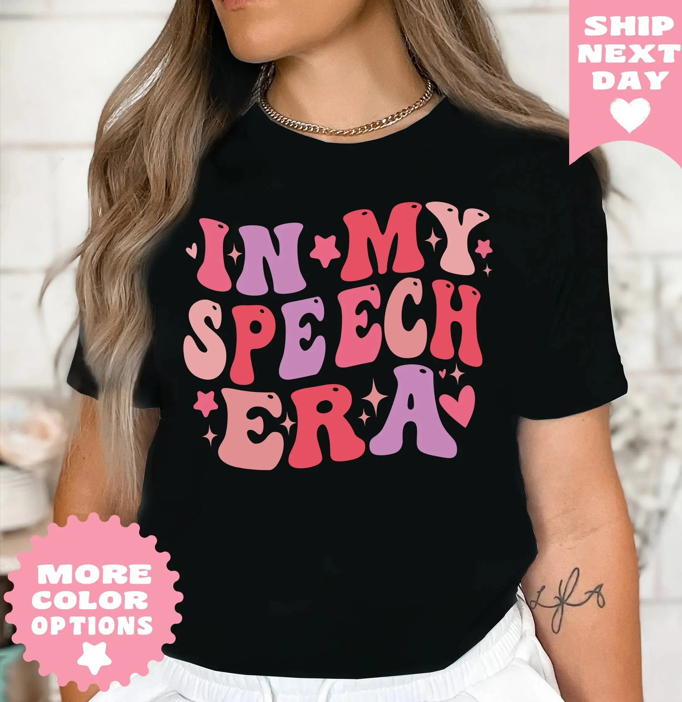 In My Speech Era Shirt,  Speech Language Pathologist Shirt, Funny SLP SLPA AAC Speech Therapy Assistant Gift, Slp gifts