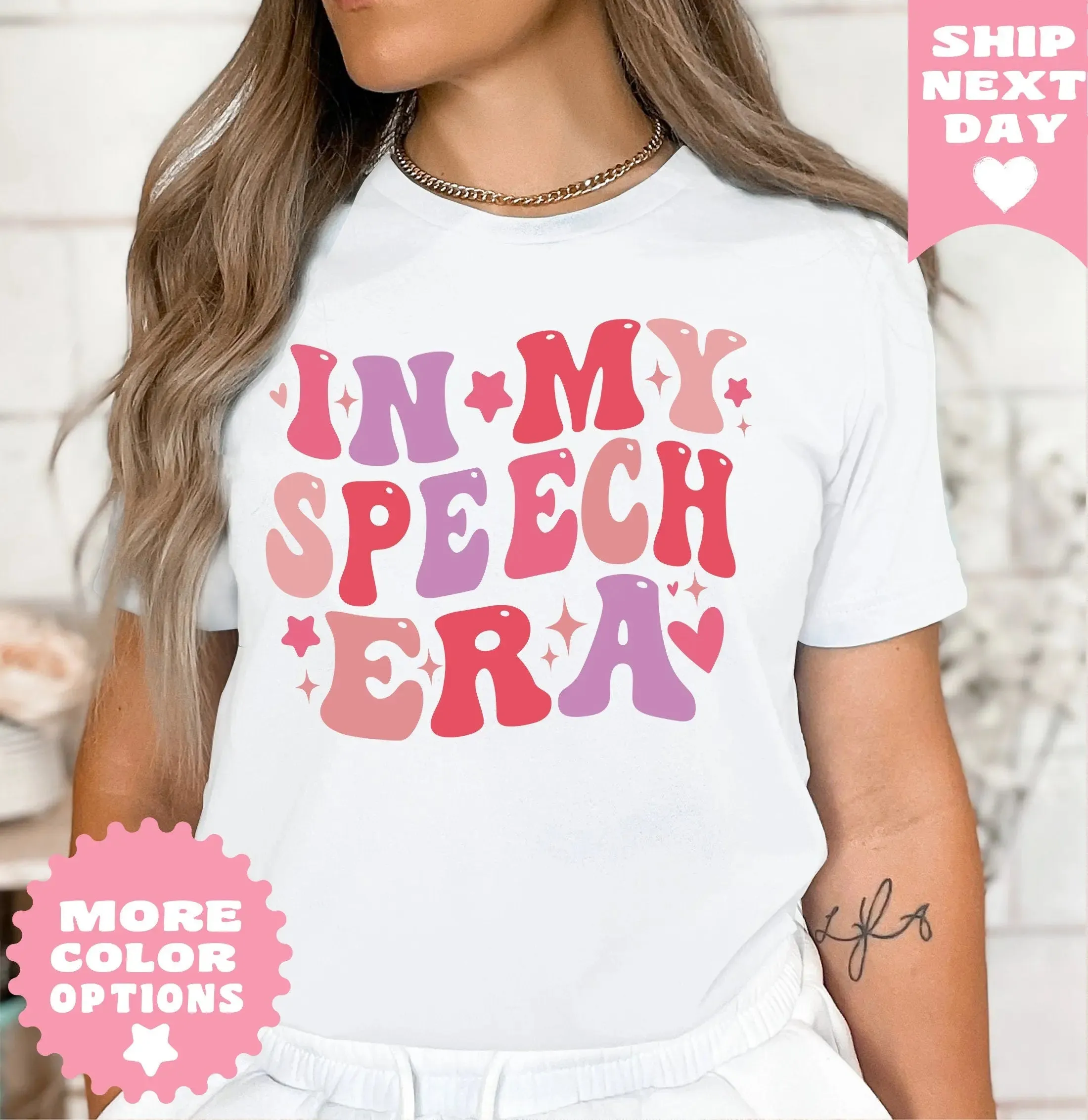 In My Speech Era Shirt,  Speech Language Pathologist Shirt, Funny SLP SLPA AAC Speech Therapy Assistant Gift, Slp gifts