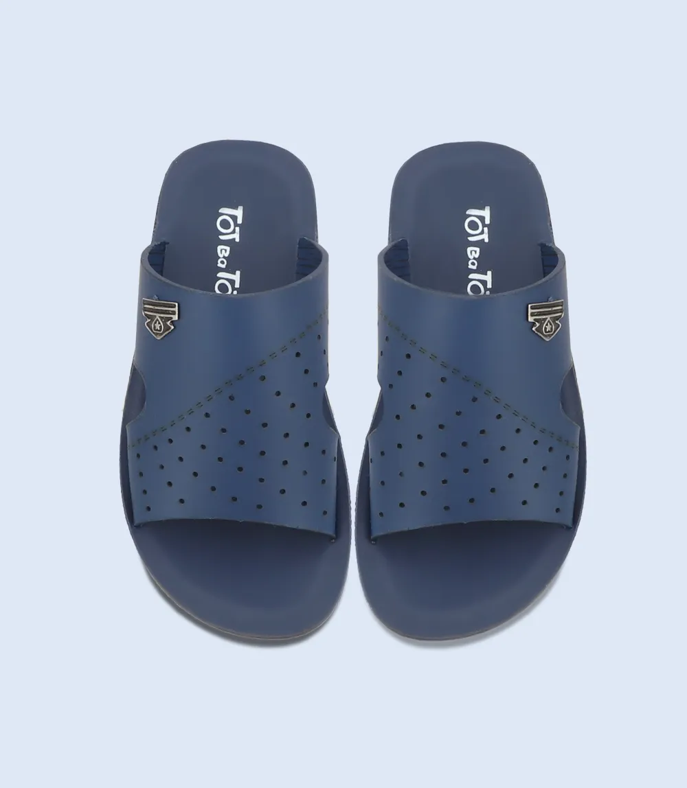 KB0188-NAVY-Boys Slipper