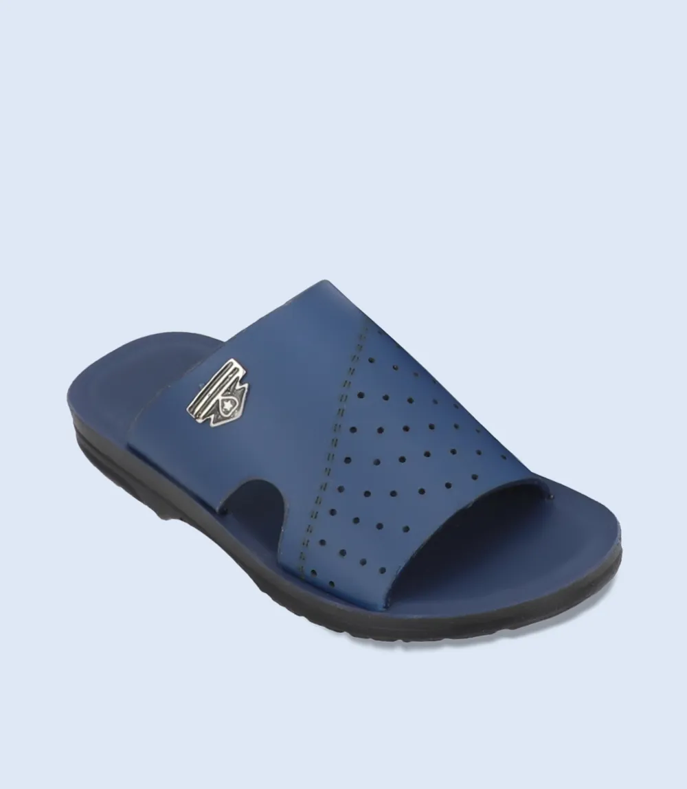 KB0188-NAVY-Boys Slipper