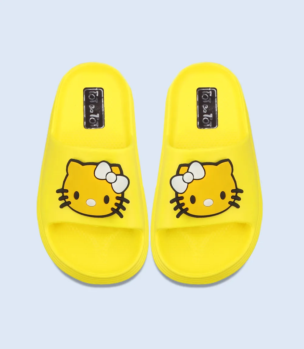 KG0038-YELLOW-Sliders for Girls