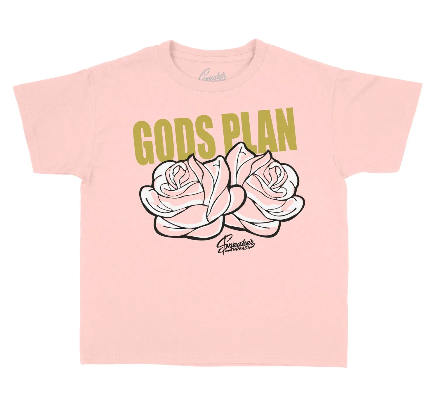 Kids - Gold Hoops 6 Gods Plan Shirt