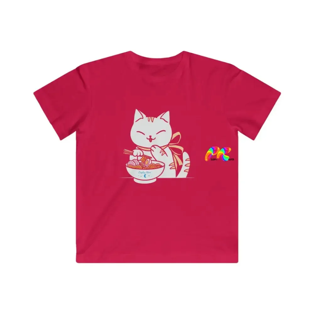 Kids Ramen Cat Fine Jersey T-Shirt