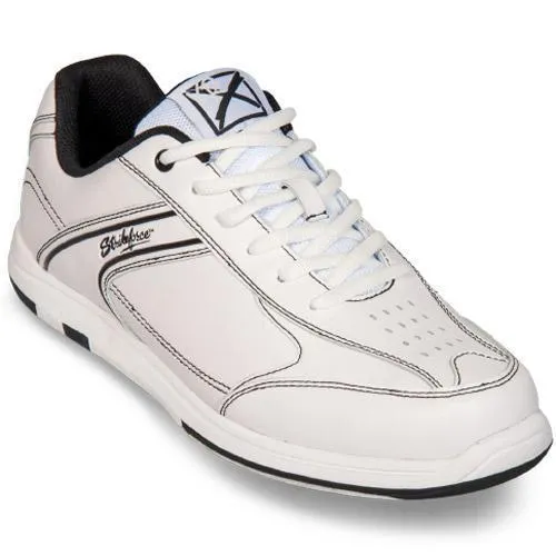 KR Strikeforce Mens Flyer Bowling Shoes White/Black