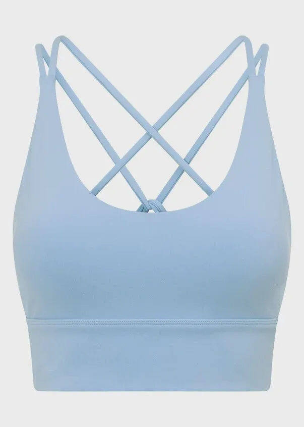 Lotus Longline Sports Bra Moontide