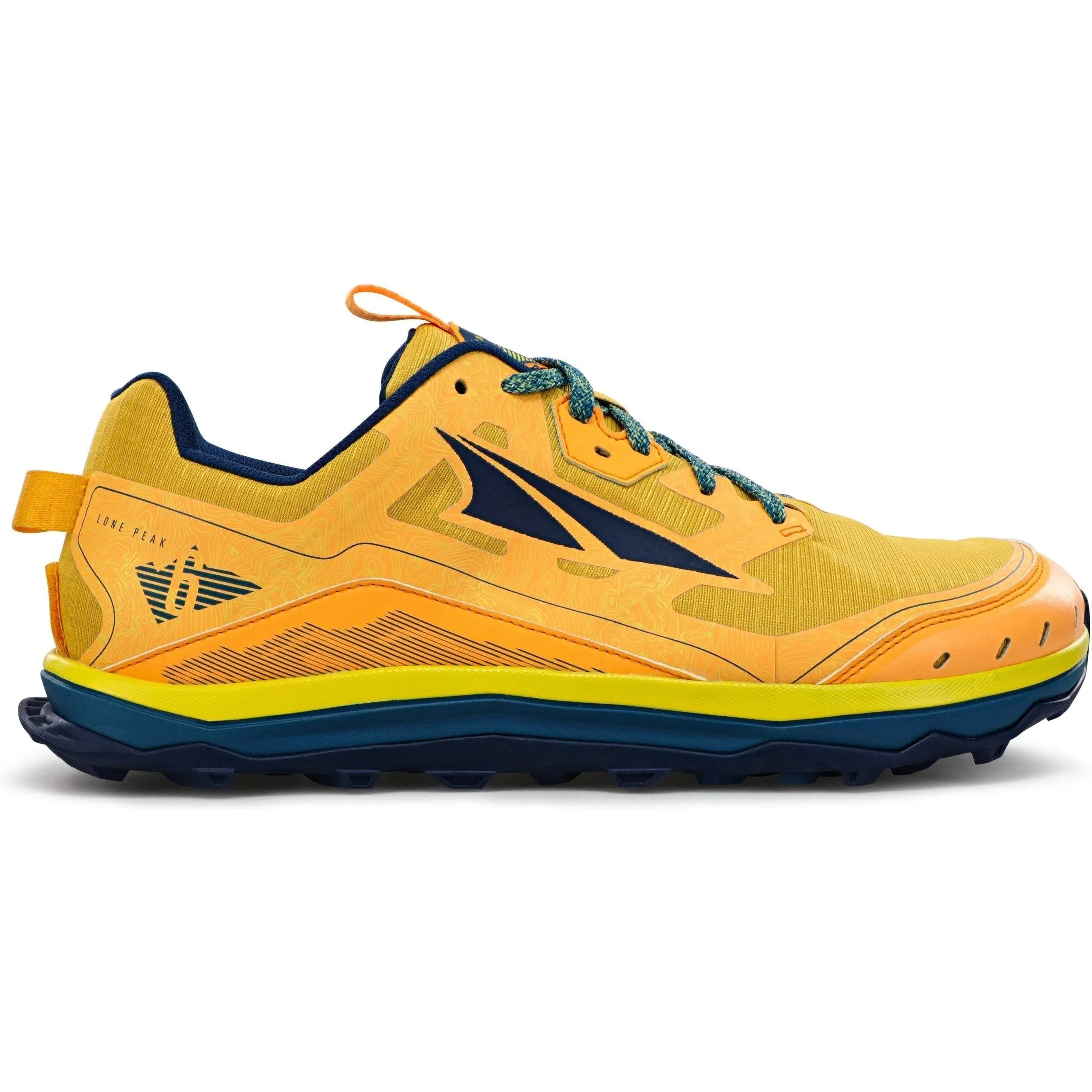 Men's Altra Lone Peak 6, Orange, 9 D Medium