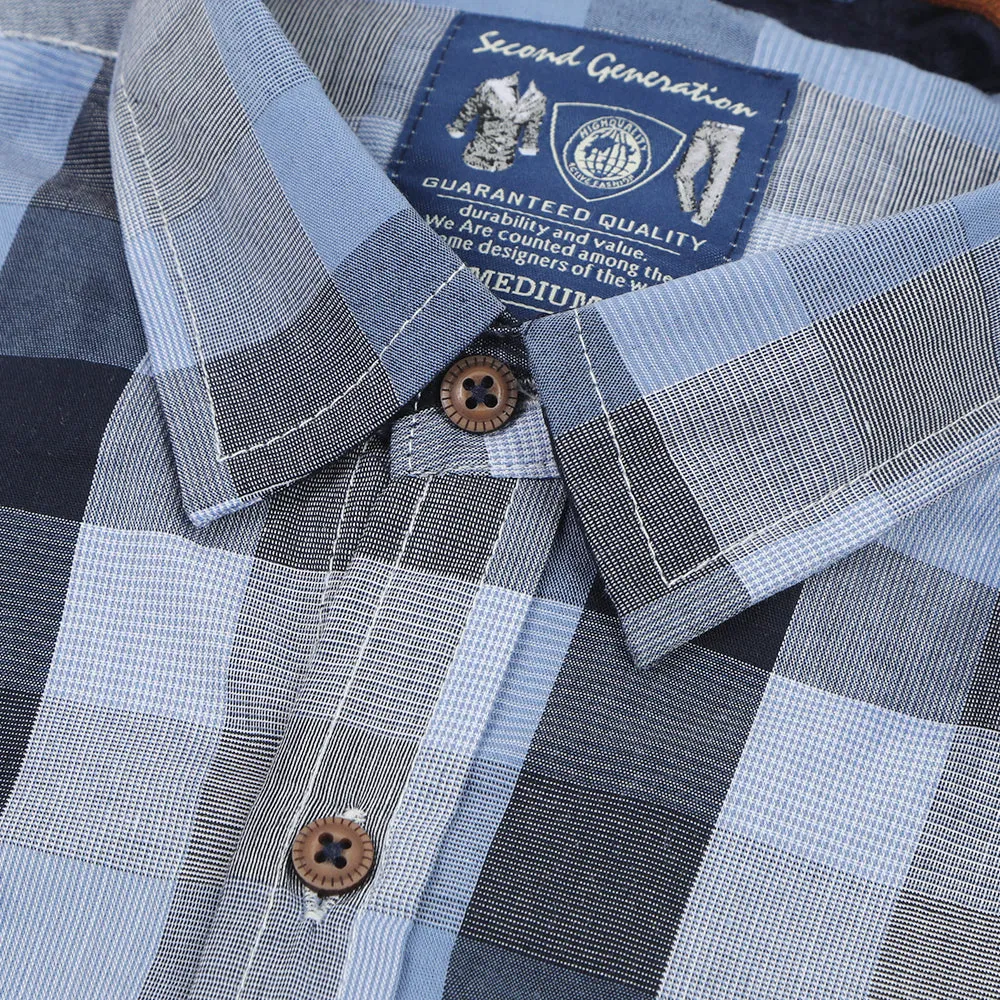 Men's Casual Shirt - Blue