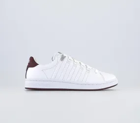 Mens K-Swiss Lozan II White Windsore Wine Peacoat