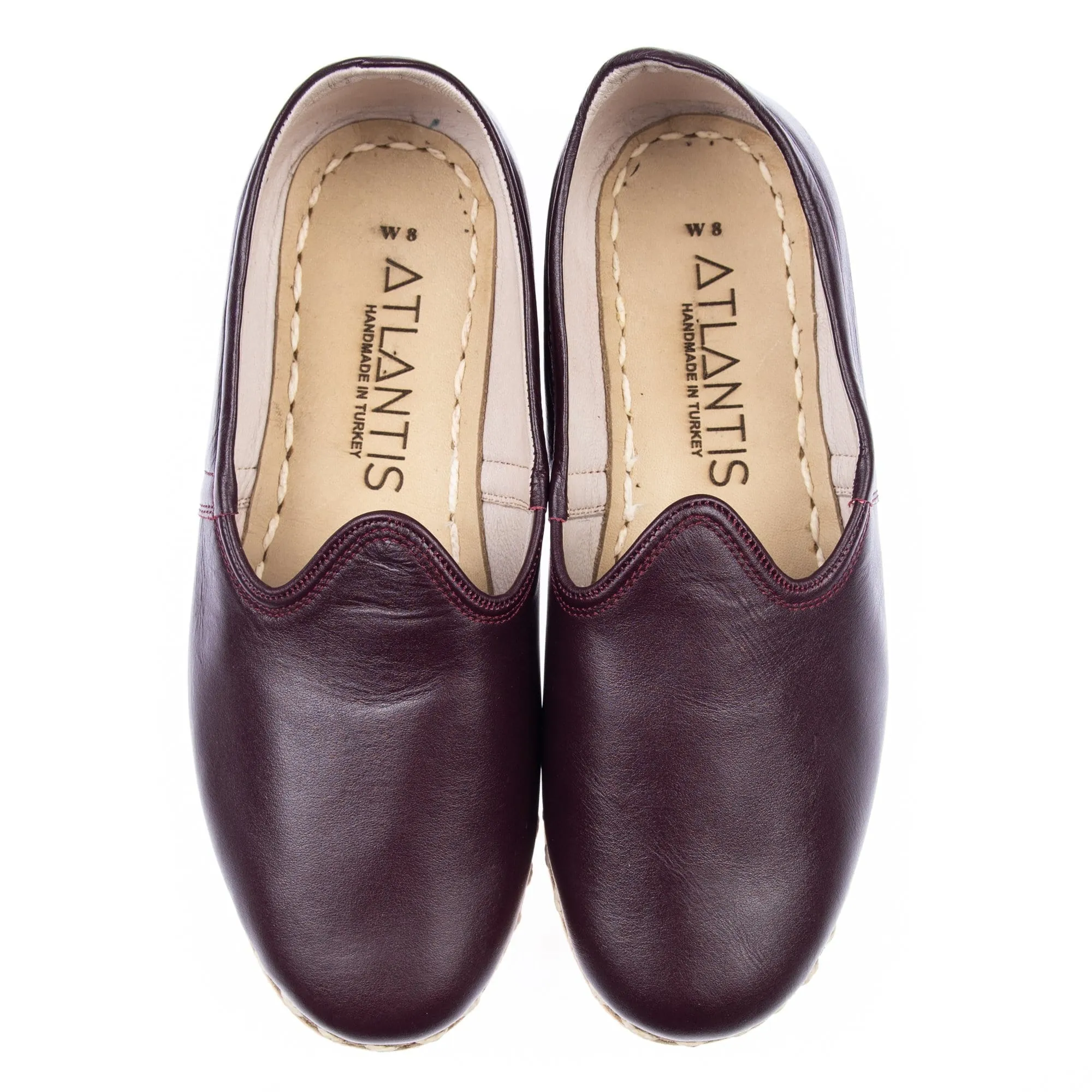 Men's Maroon Slip On Shoes