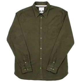 Norse Projects - Hans Mouliné Shirt - Dried Olive