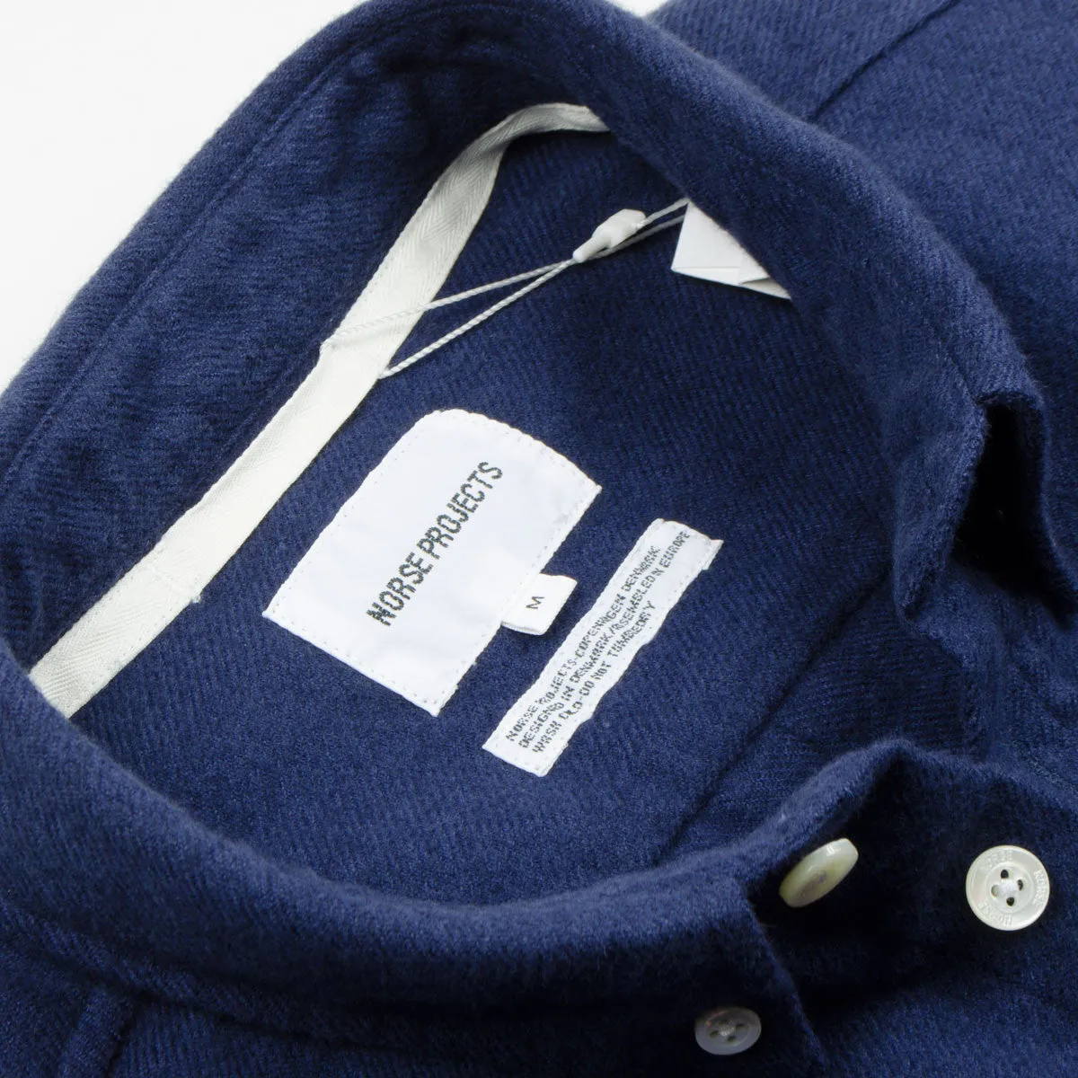 Norse Projects - Osvald Brushed Shirt - Navy