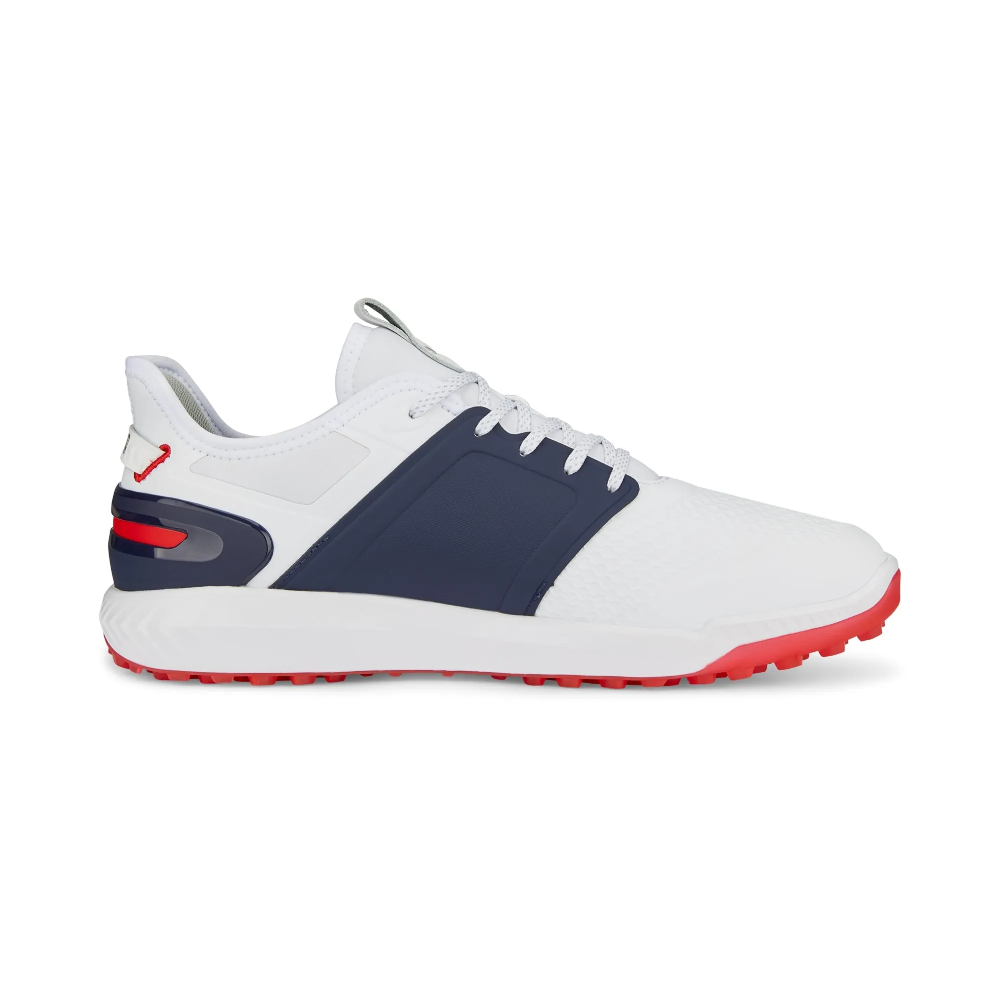 Puma Men's Ignite Elevate Spikeless Golf Shoes - White/Navy