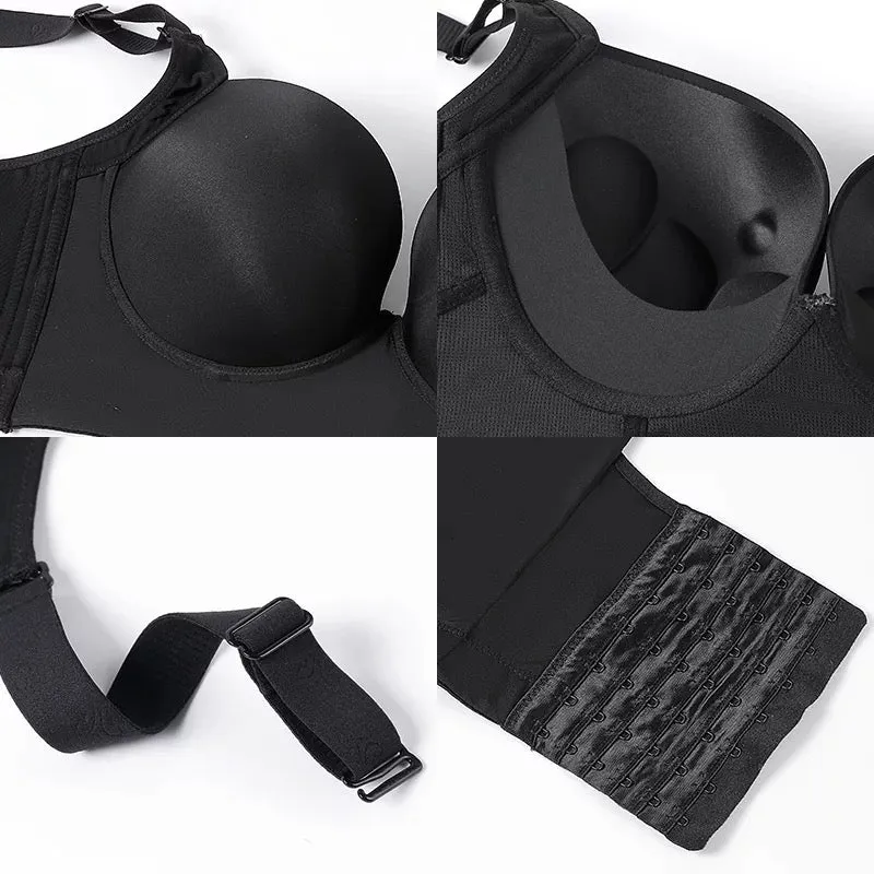 Push-up bras with full back coverage