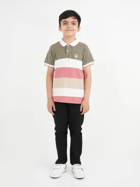 "MWENYE" Kids Casual Summer Polo Tee Shirt