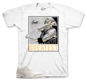 Retro 3 Craft Ivory Greatest Shirt