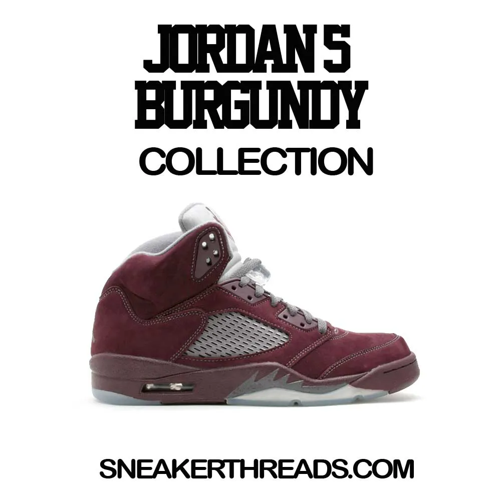 Retro 5 Burgundy Love Kicks Shirt