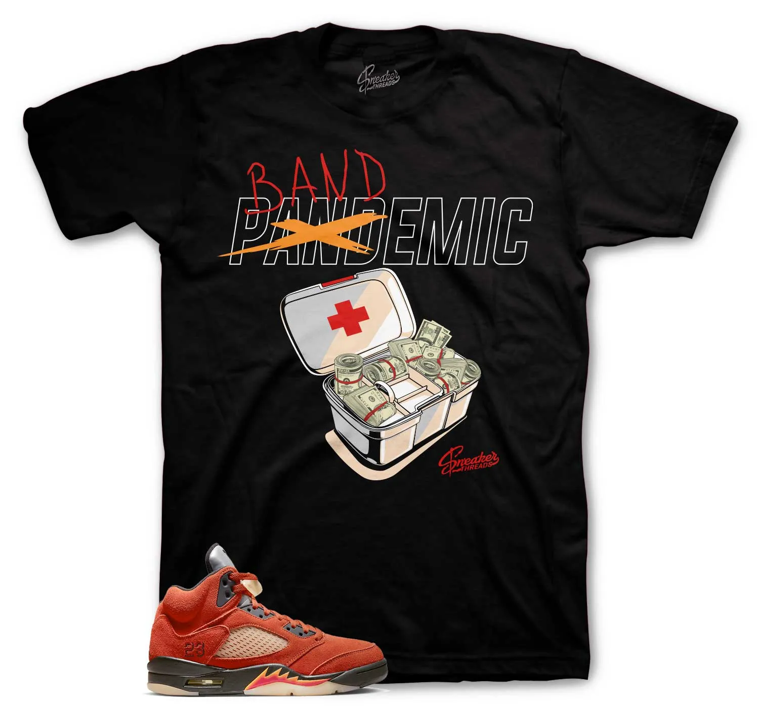 Retro 5 Dunk On Mars Bandemic Shirt