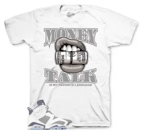 Retro 6 Cool Grey Money Talk Shirt