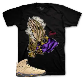 Retro 7 Vachetta Tan Blessed King Shirt