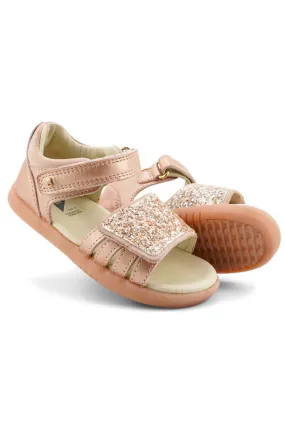 Rose Gold Sparkle Gem Sandals i-Walk