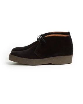 Sanders Hi-Top Suede Chukka Boot: Black