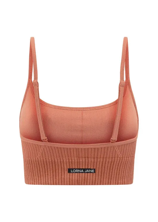 Seamless Swim Bra Rust