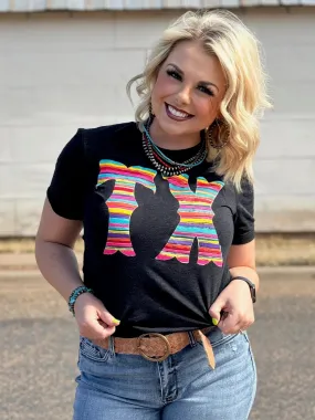 Serape Texas Tee