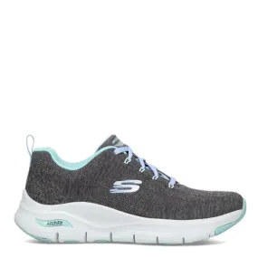 'Skechers' Women's Arch Fit-Comfy Wave - Charcoal / Blue