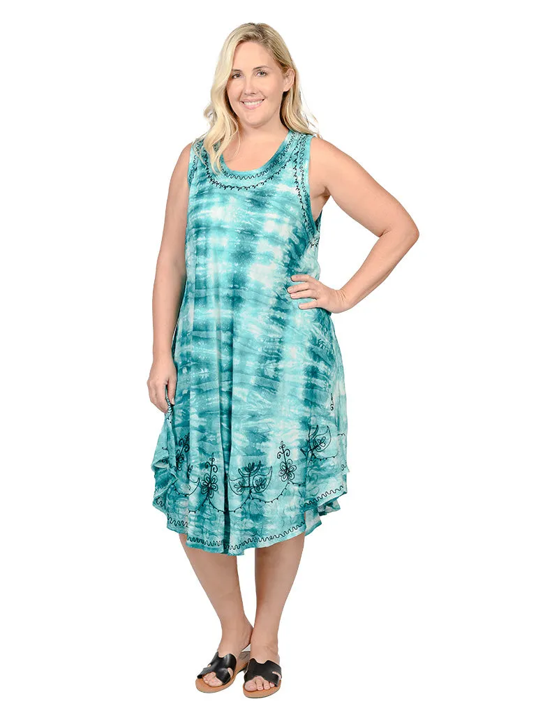 Tie Dye Umbrella Dresses