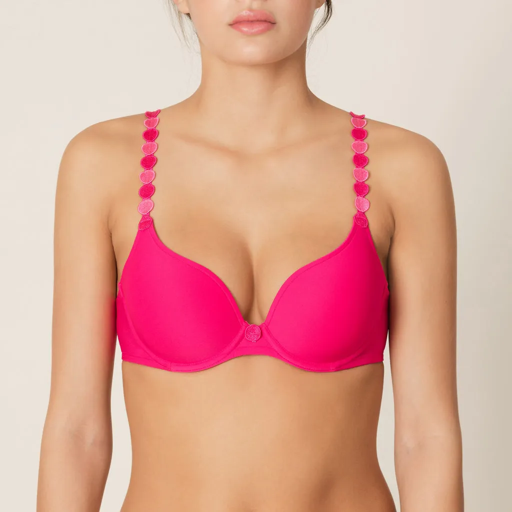 Tom Heart Shape Bra | Electric Pink