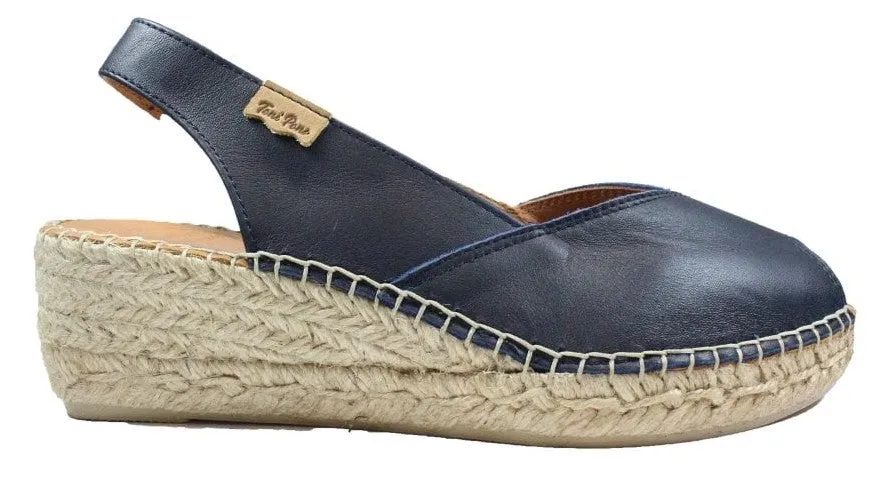 Toni Pons Bernia-P Womens Wedge Heeled Espadrille Sandal