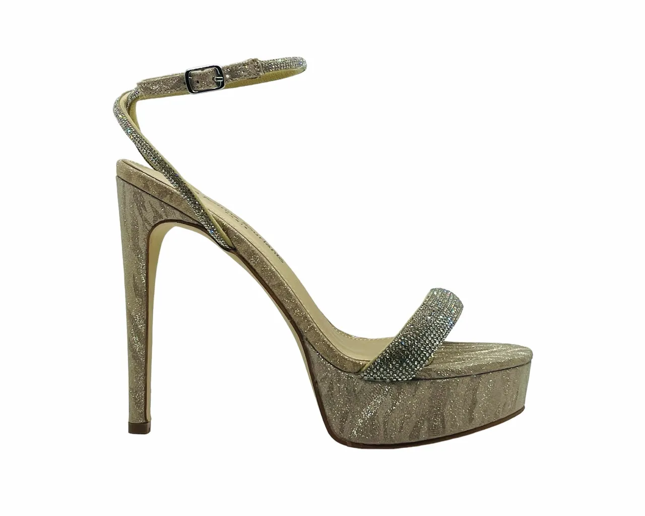 Women's Metallic High Heel Platform Shoes