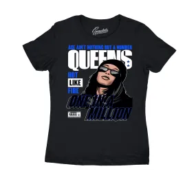 Womens - Racer Blue 3 Queens Shirt